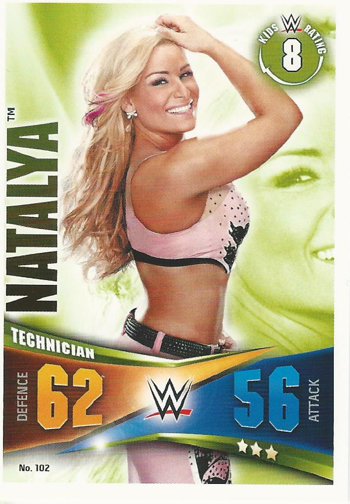 WWE Topps Slam Attax Rivals 2014 Trading Card Natalya No.102