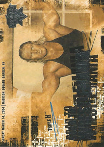 WWE Fleer Wrestlemania XX Trading Card 2004 Triple H RW 8 of 10
