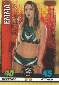 WWE Topps Slam Attax 10th Edition Trading Card 2017 Emma No.102