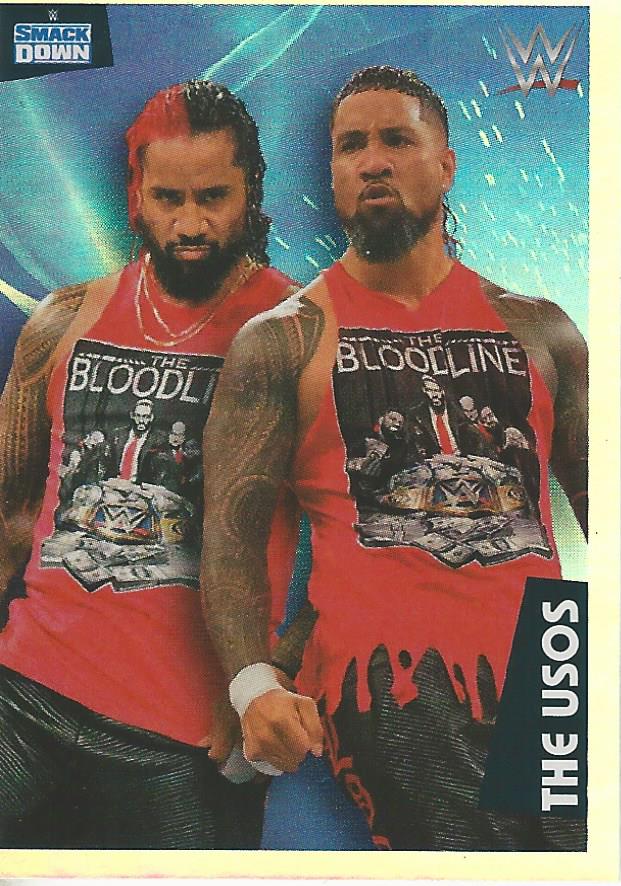 WWE Panini 2022 Sticker Collection The Usos No.102