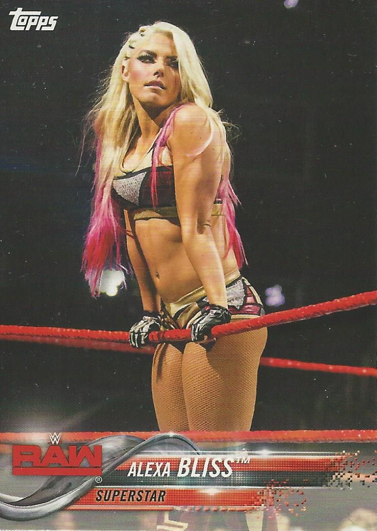 WWE Topps Then Now Forever 2018 Trading Cards Alexa Bliss No.102