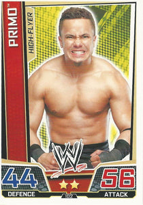 WWE Slam Attax Superstars 2013 Trading Card Primo No.102