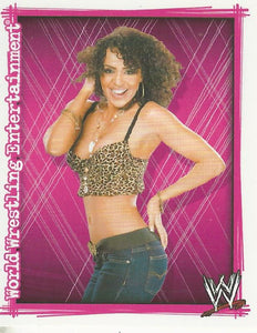 WWE Topps Superstars Uncovered 2007 Sticker Collection Layla No.102