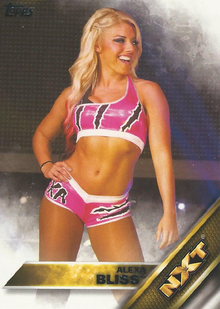 WWE Topps 2016 Trading Cards Alexa Bliss No.2