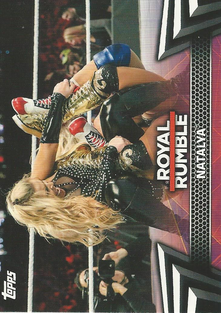 WWE Topps Women Division 2019 Trading Card Natalya RR2