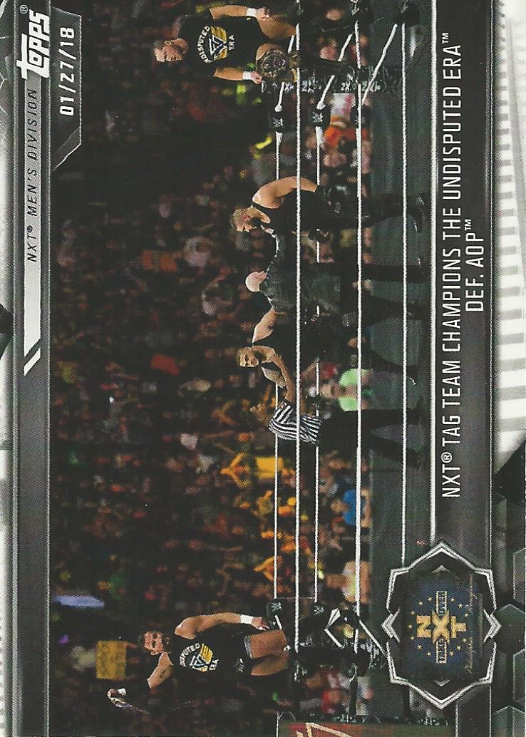 WWE Topps NXT 2019 Trading Cards Undisputed Era No.2