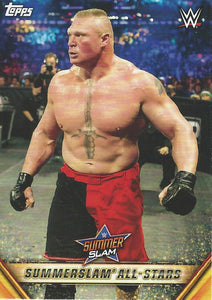 WWE Topps Summerslam 2019 Trading Card Brock Lesnar MSS-2