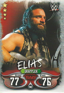 WWE Topps Slam Attax Live 2018 Trading Card Elias No.102