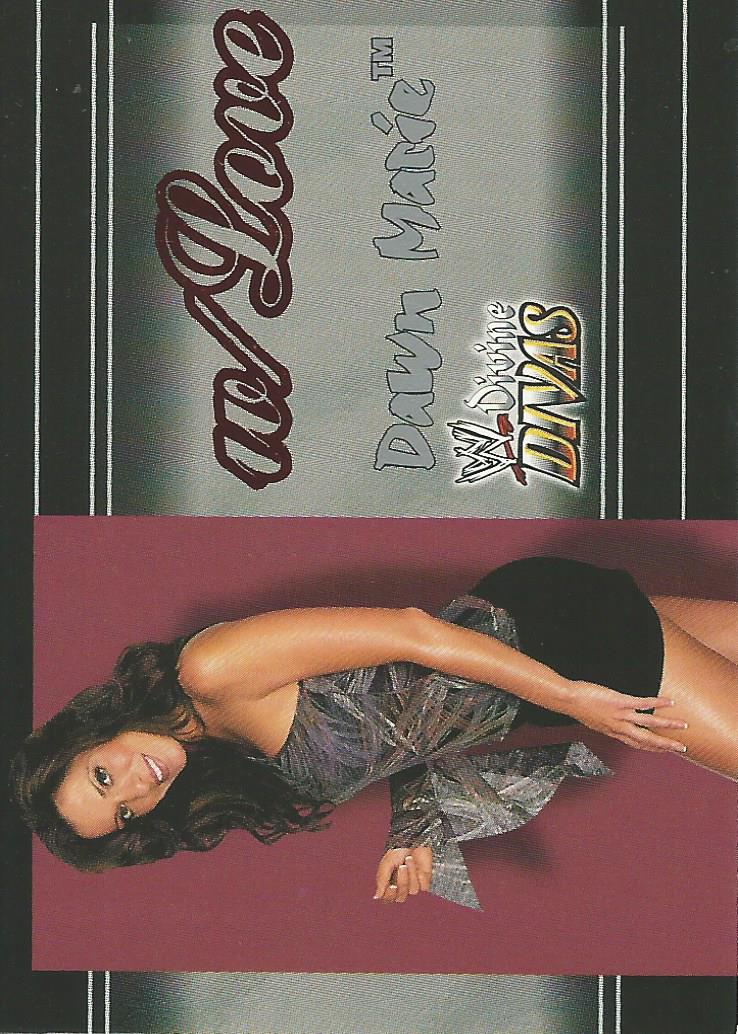 WWE Fleer Divine Divas Trading Card 2003 With Love Dawn Marie No.4 of 16