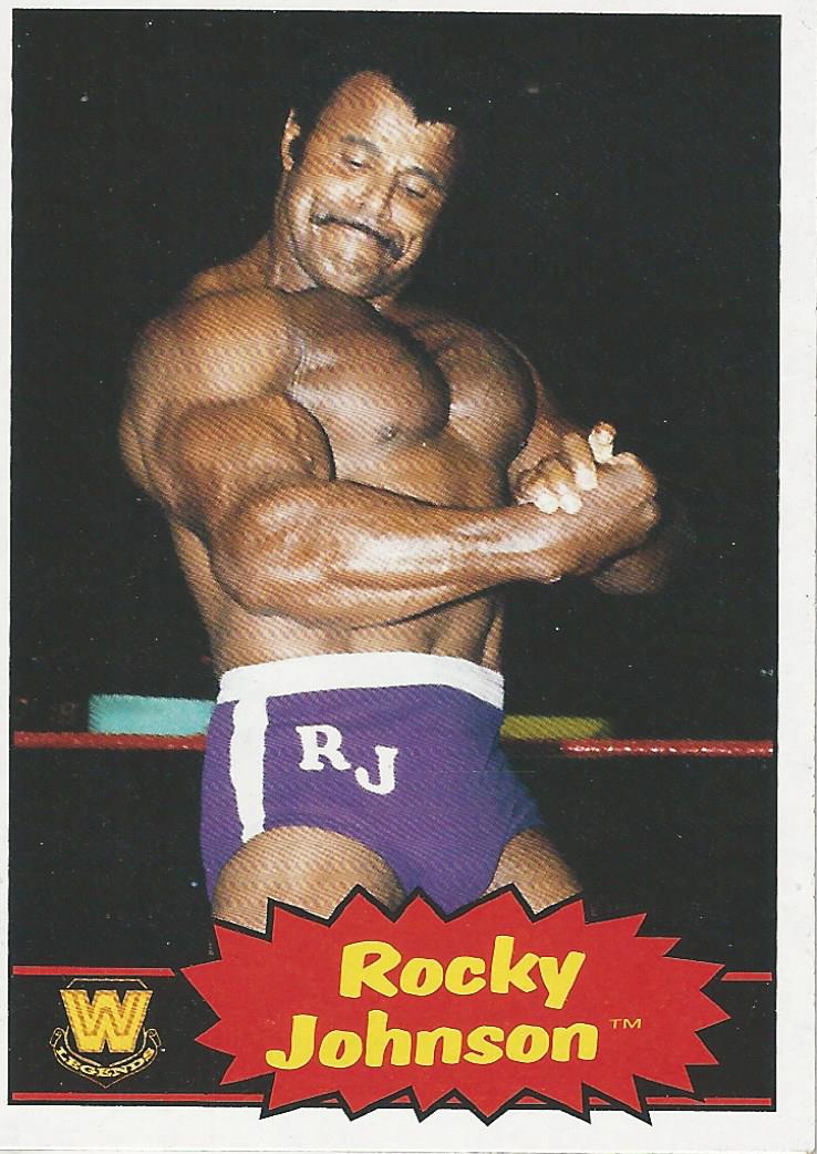 WWE Topps Heritage 2012 Trading Cards Rocky Johnson No.102