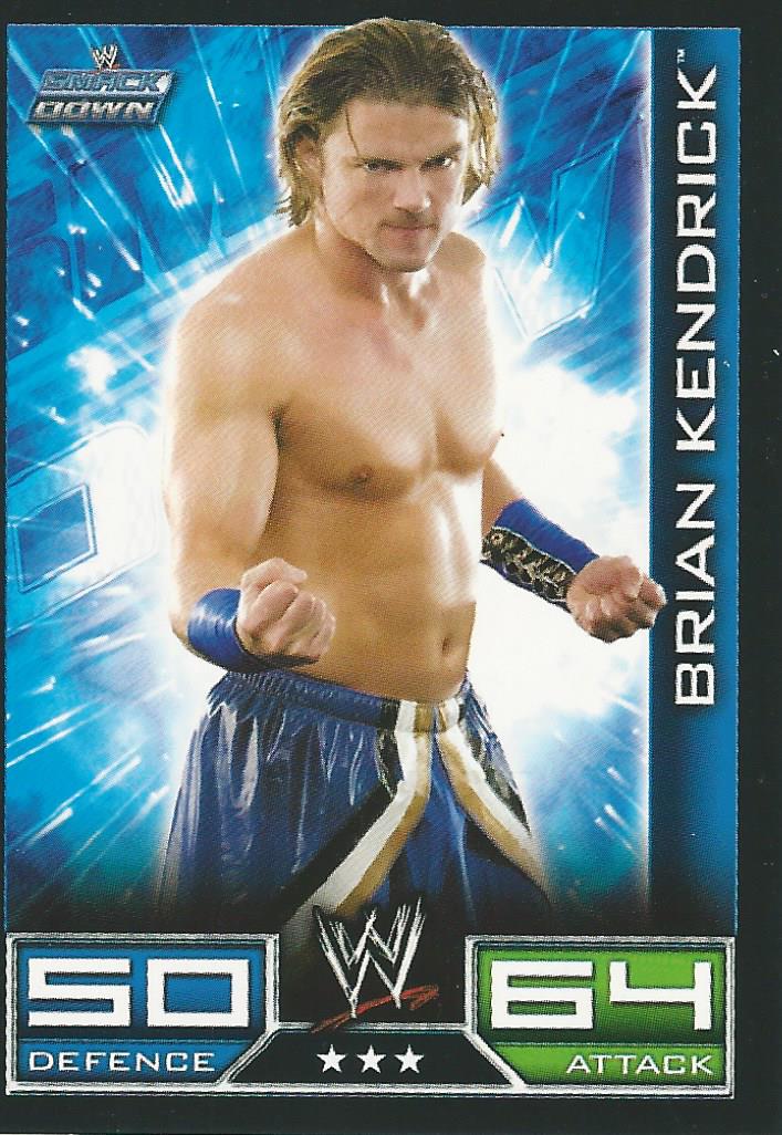 WWE Topps Slam Attax 2008 Trading Cards Brain Kendrick No.102