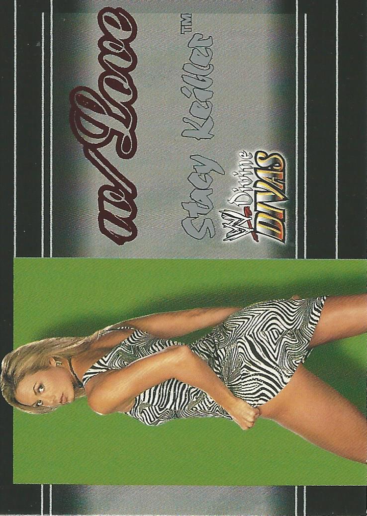 WWE Fleer Divine Divas Trading Card 2003 With Love Stacy Keibler No.5 of 16