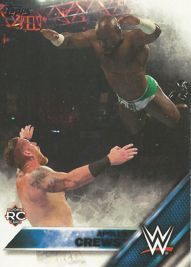 WWE Topps Then Now Forever 2016 Trading Cards Apollo Crews No.103