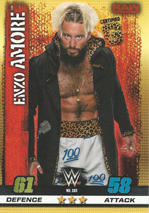 WWE Topps Slam Attax 10th Edition Trading Card 2017 Enzo Amore No.103