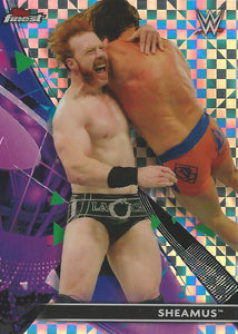 WWE Topps Finest 2021 Trading Cards Sheamus X-Fractor No.36