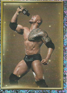 WWE Topps 2018 Stickers The Rock Foil No.103