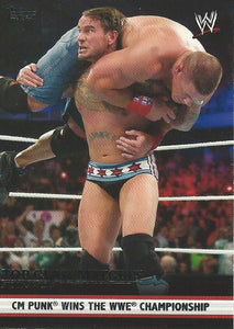 WWE Topps 2012 Trading Cards CM Punk 6 of 10