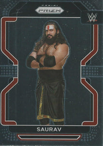 WWE Panini Prizm 2022 Trading Cards Saurav No.103