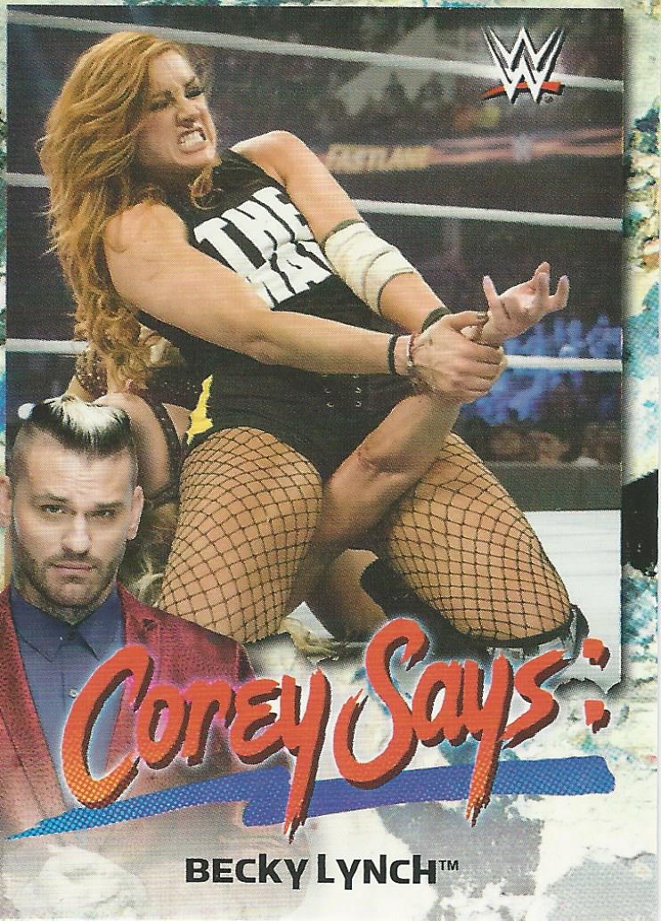 WWE Topps Smackdown 2019 Trading Cards Becky Lynch CG-3