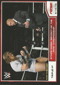 WWE Topps Road to Wrestlemania 2014 Trading Cards Daniel Bryan No.43