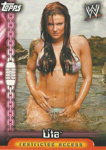 WWE Topps Insider 2006 Trading Card Lita D9