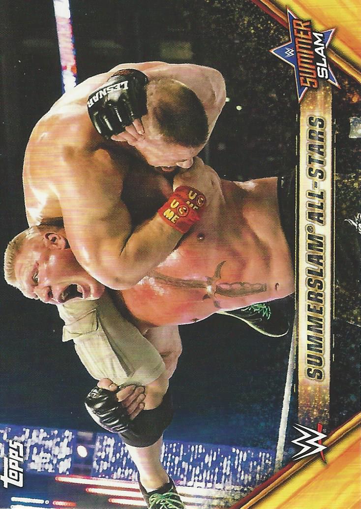 WWE Topps Summerslam 2019 Trading Card Brock Lesnar MSS-3