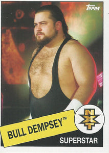 WWE Topps Heritage 2015 Trading Card Bull Dempsey No.103