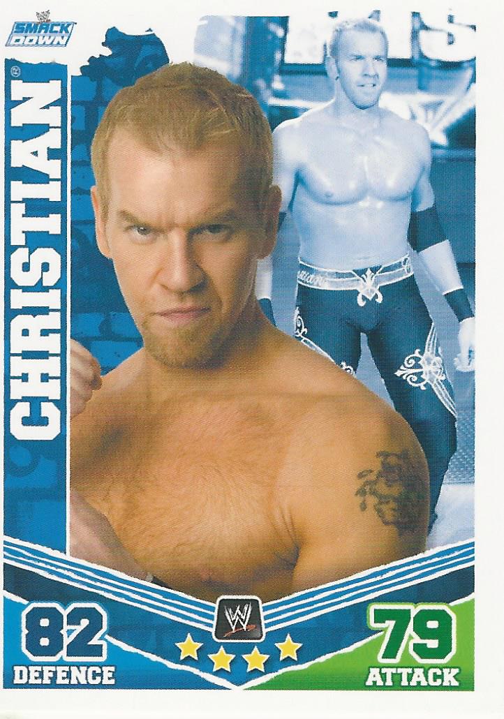 WWE Topps Slam Attax Mathem 2010 Trading Card Christian No.103