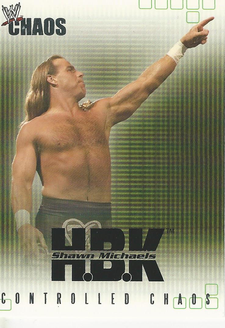 WWE Fleer Chaos Trading Card 2004 Shawn Michaels CC 6 of 15