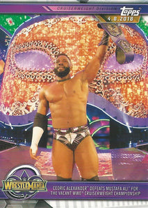 WWE Topps Champions 2019 Trading Cards Cedric Alexander No.54