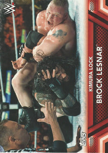 WWE Topps Then Now Forever 2017 Trading Card Brock Lesnar No.F4