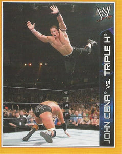 WWE Topps A-Z Sticker Collection 2014 John Cena vs Triple H No.104