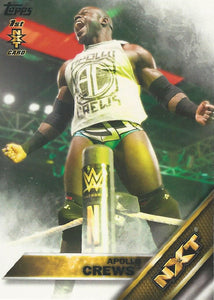 WWE Topps 2016 Trading Cards Apollo Crews No.4