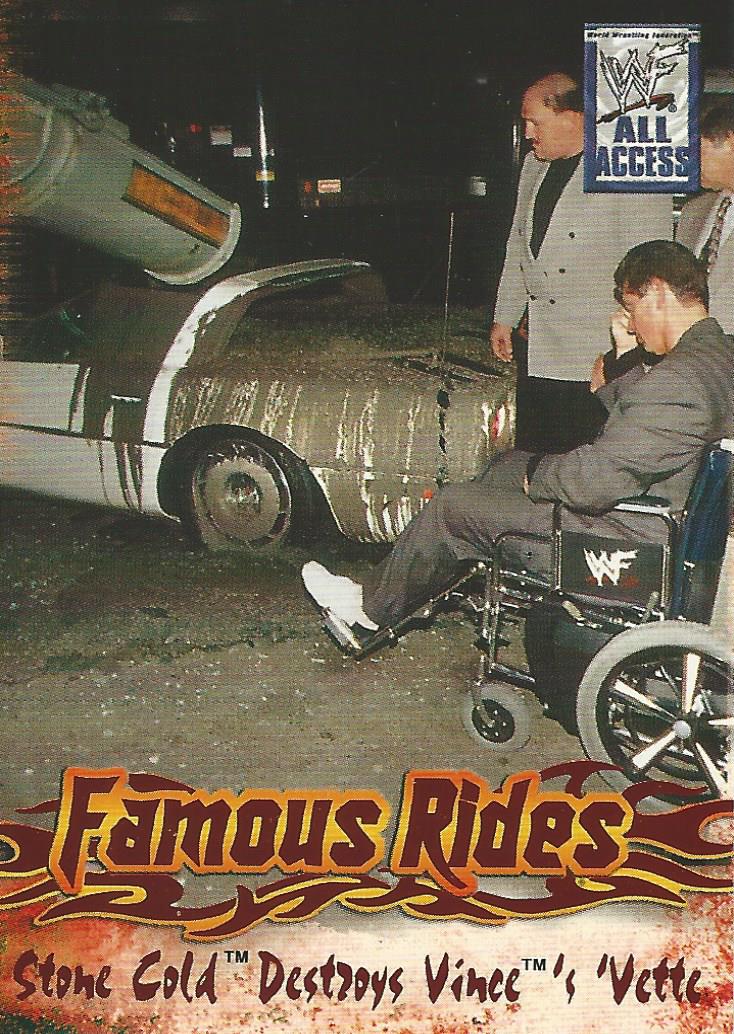 WWF Fleer All Access Trading Cards 2002 Famous Rides FR 5 of 12