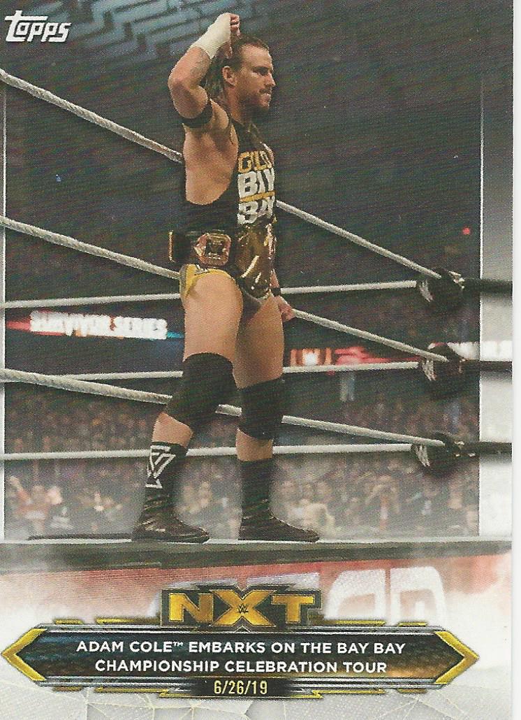 WWE Topps NXT 2020 Trading Cards Adam Cole No.4