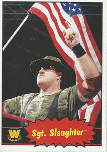 WWE Topps Heritage 2012 Trading Cards Sgt Slaughter No.104