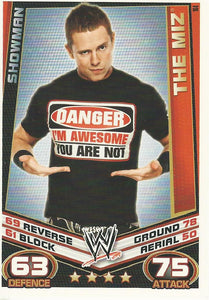 WWE Topps Slam Attax Rebellion 2012 Trading Card The Miz No.104