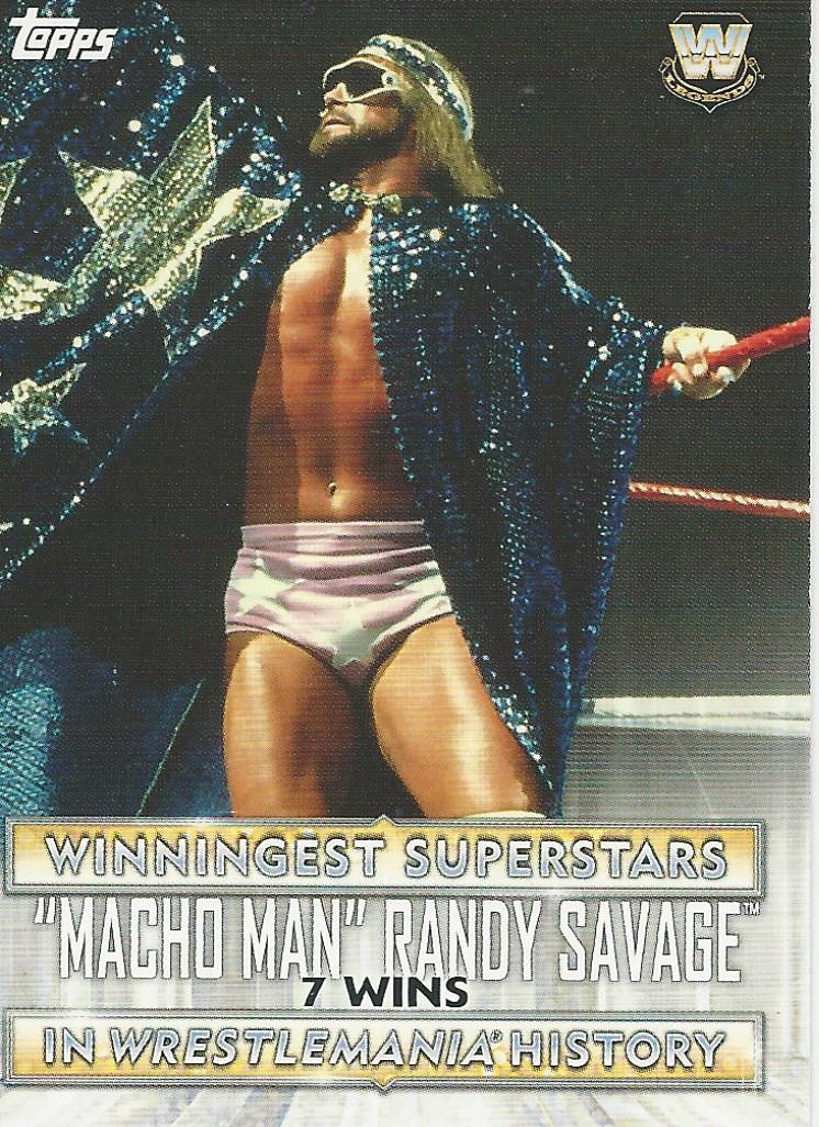 WWE Topps Road to Wrestlemania 2020 Trading Cards Macho Man Randy Savage WS-4