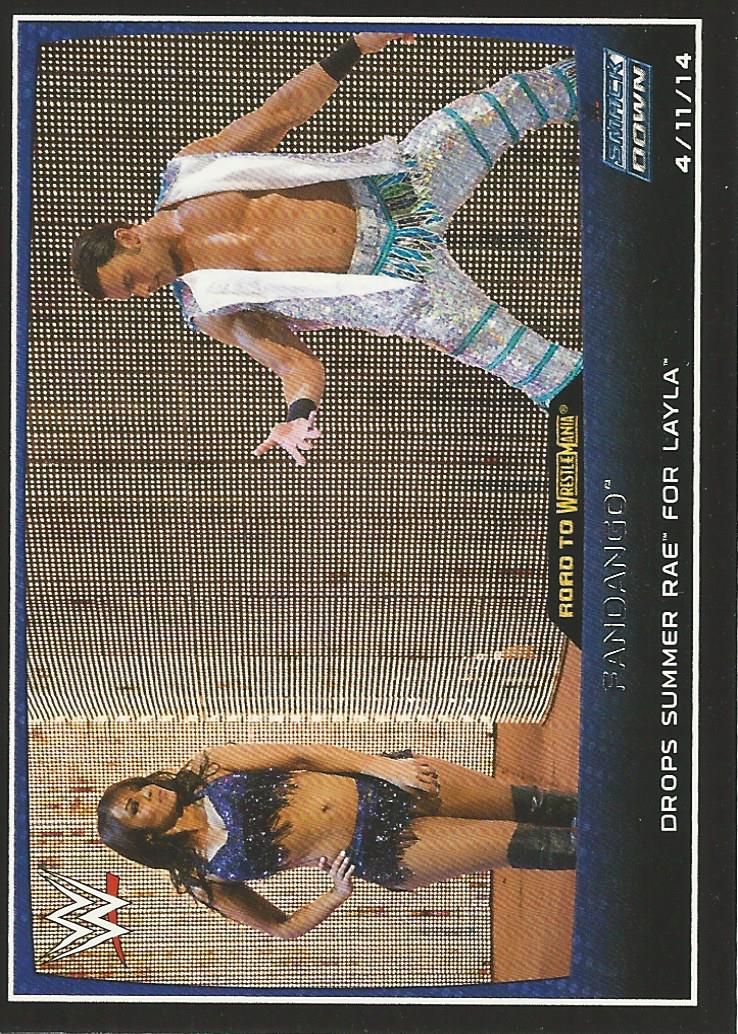 WWE Road to Wrestlemania 2015 Trading Cards Fandango No.4