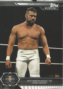 WWE Topps NXT 2019 Trading Cards Andrade No.4
