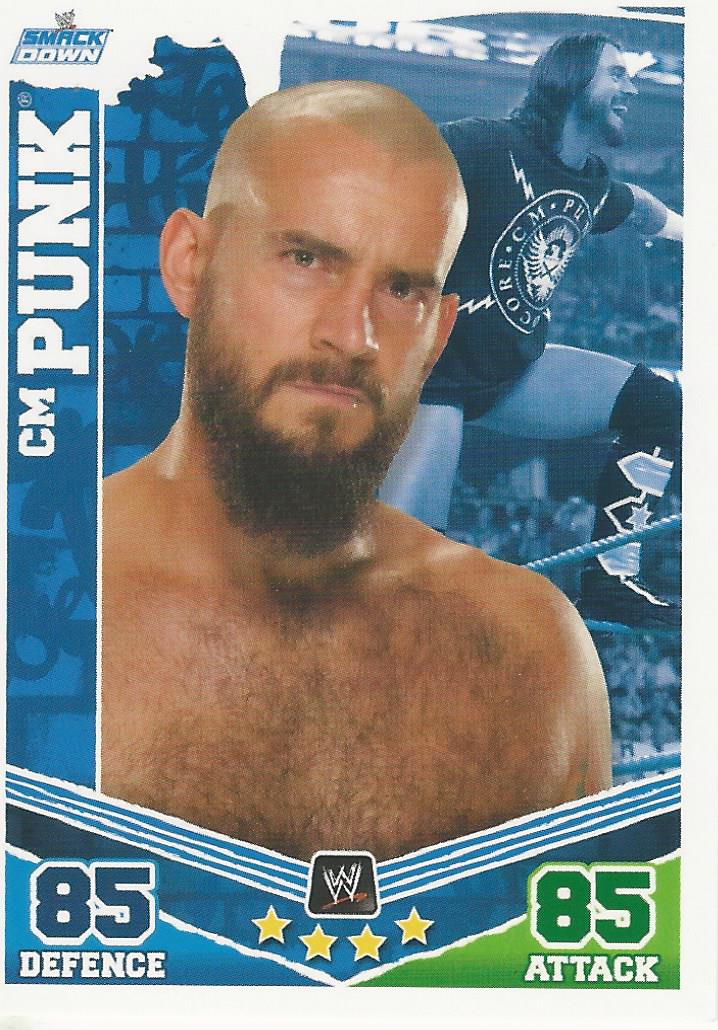 WWE Topps Slam Attax Mayhem 2010 Trading Card CM Punk No.104