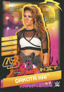 WWE Topps Slam Attax Reloaded 2020 Trading Card Dakota Kai No.104 NXT