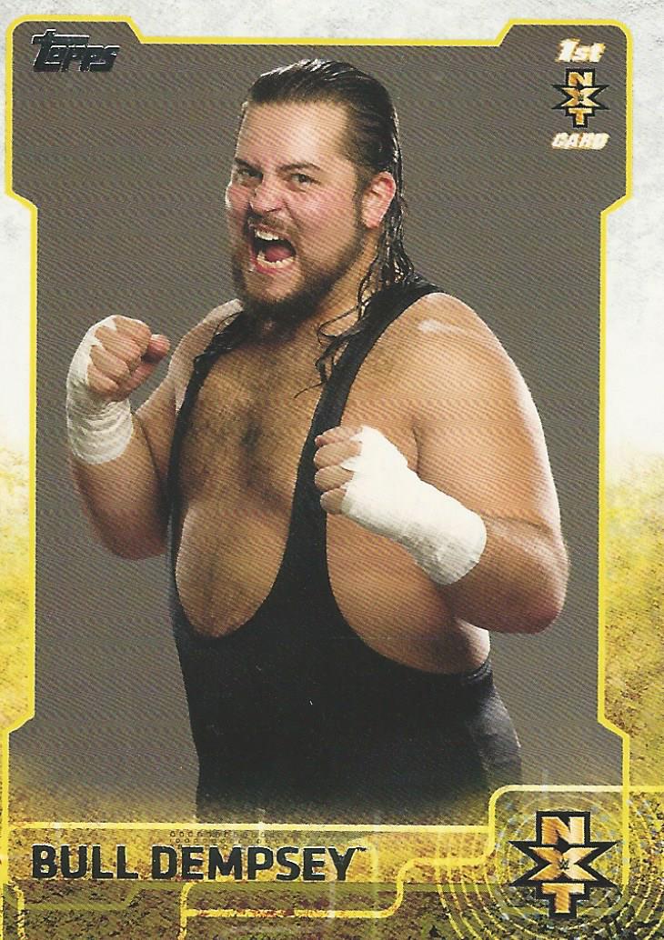WWE Topps 2015 Trading Card Bull Dempsey NXT No.4