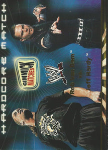 WWE Fleer Royal Rumble 2002 Trading Cards Rob Van Dam vs Jeff Hardy GM5