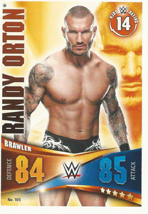 WWE Topps Slam Attax Rivals 2014 Trading Card Randy Orton No.105