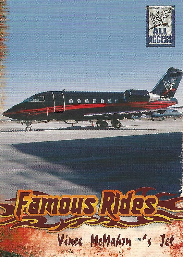 WWF Fleer All Access Trading Cards 2002 Famous Rides FR 6 of 12