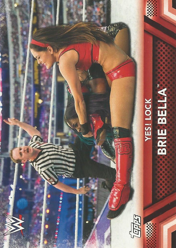 WWE Topps Women Division 2017 Trading Card Brie Bella F5