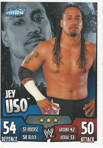 WWE Topps Slam Attax Rumble 2011 Trading Card Jey Uso No.105