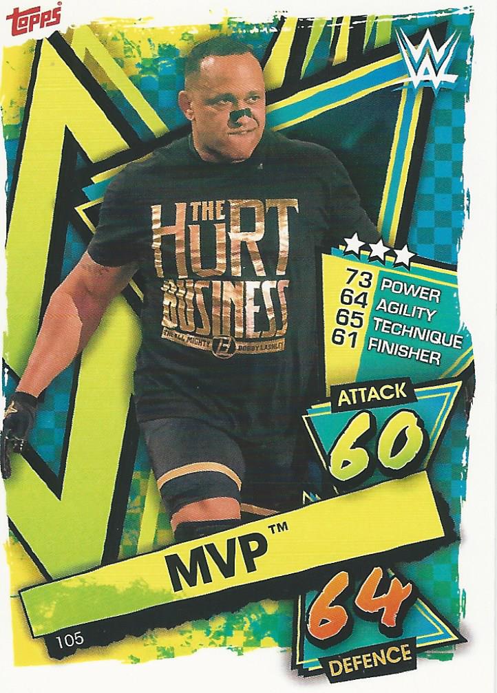 WWE Topps Slam Attax 2021 Trading Card MVP No.105