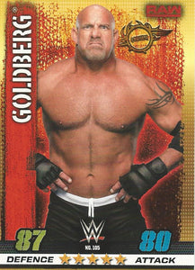 WWE Topps Slam Attax 10th Edition Trading Card 2017 Goldberg No.105